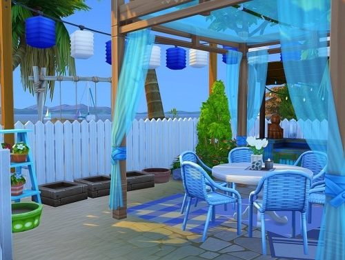 SOLID COLOR TINY BEACH HOUSES at Aveline Sims