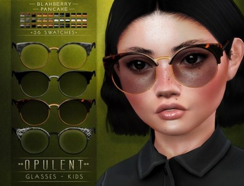 Solitude, Opulent, Ripple & Elision glasses for kids at Blahberry Pancake