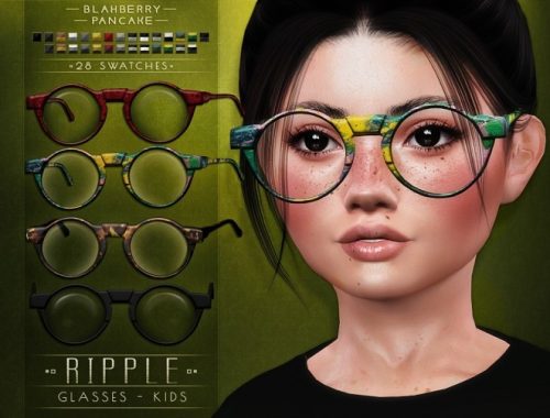 Solitude, Opulent, Ripple & Elision glasses for kids at Blahberry Pancake