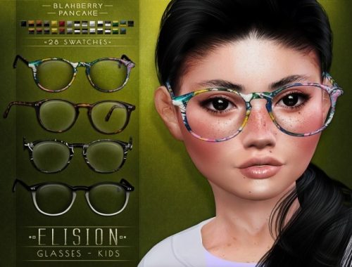 Solitude, Opulent, Ripple & Elision glasses for kids at Blahberry Pancake