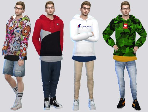 Soren Hoodies with Shirt