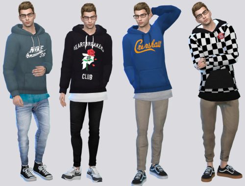 Soren Hoodies with Shirt