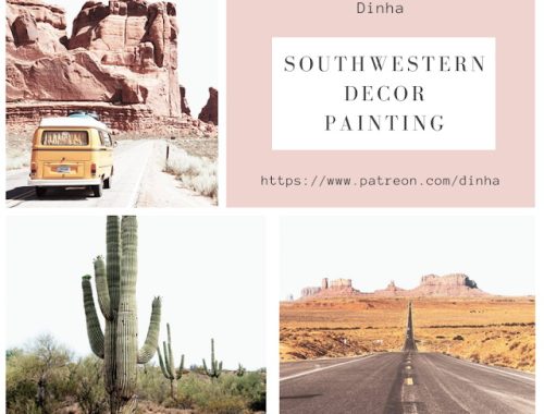 Southwestern Decor Paintings at Dinha Gamer