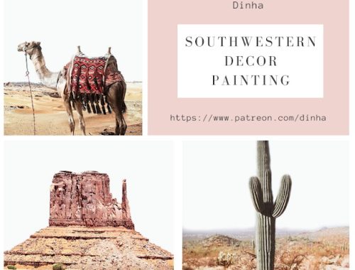 Southwestern Decor Paintings at Dinha Gamer