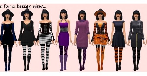 SP04 THIGH HIGH SOCKS at Sims4Sue
