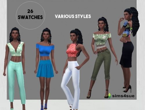 SP13 CROP TOP at Sims4Sue