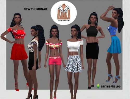 SP13 CROP TOP at Sims4Sue