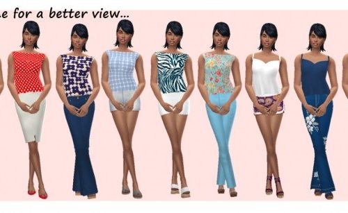 SP13 CROPPED CAMISOLE at Sims4Sue