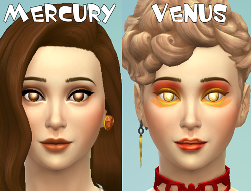 Space Contacts (Face Paint)