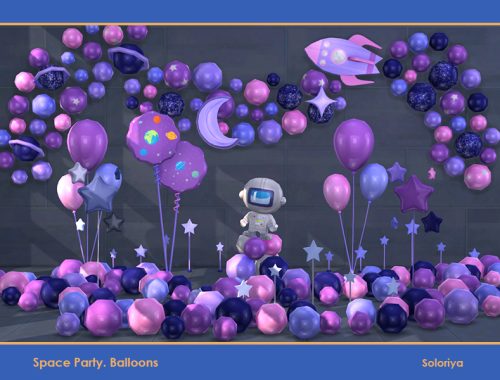 Space Party Balloons