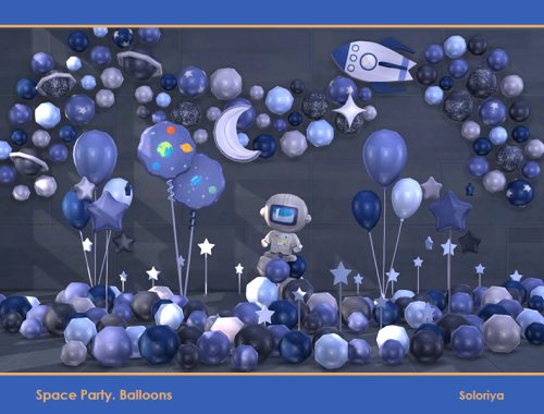 Space Party Balloons