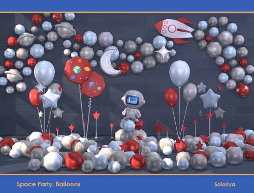 Space Party Balloons