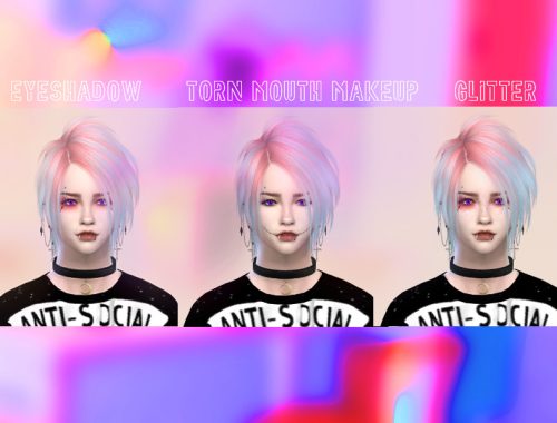 [Spacebaba] Pastel Goth Makeup