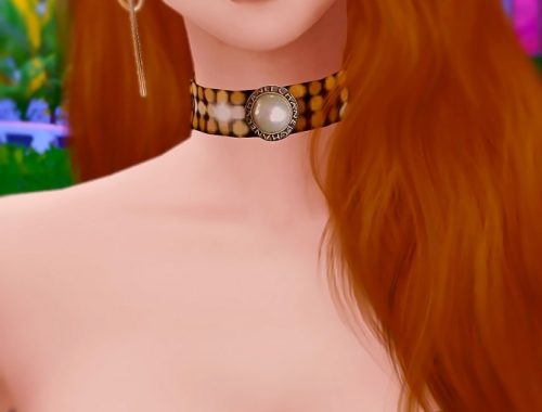 Spangle Mini choker dress at RIMINGs