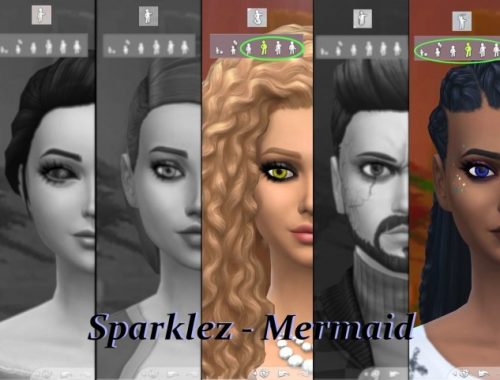 Sparkly Eyes – Human, Mermaid, Spellcaster or Vampire by Serpentia at Mod The Sims