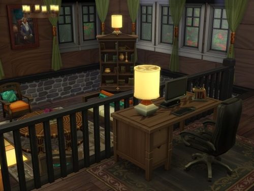 Spellcaster Lodge Cabin by bradybrad7 at Mod The Sims