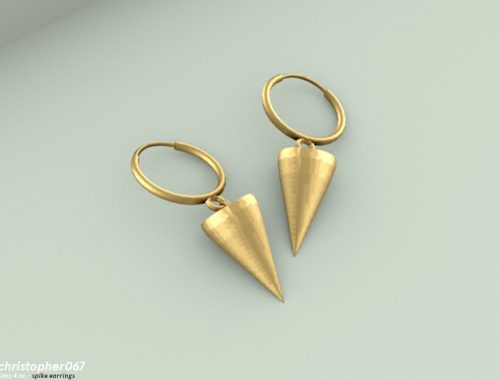 Spike Earrings / Christopher067