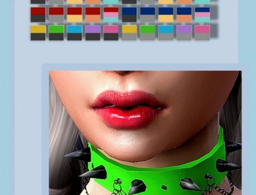 Spiked choker at EvellSims