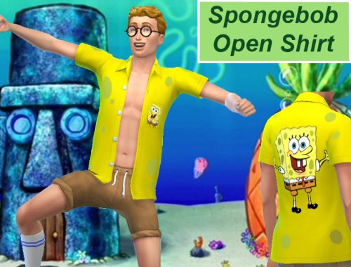 Spongebob Open Shirt - Seasons needed