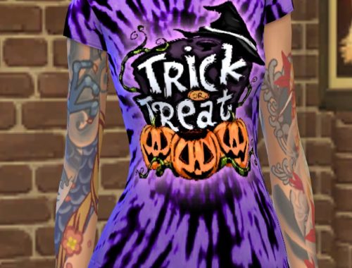 Spooktacular Halloween Tie Dye Tee-Shirts by Wykkyd