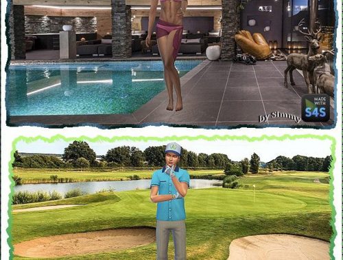 Sport & Wellness CAS Theme by Simmy at All 4 Sims