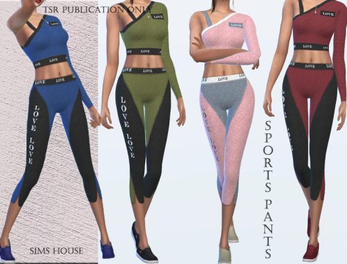 Sports pants Love