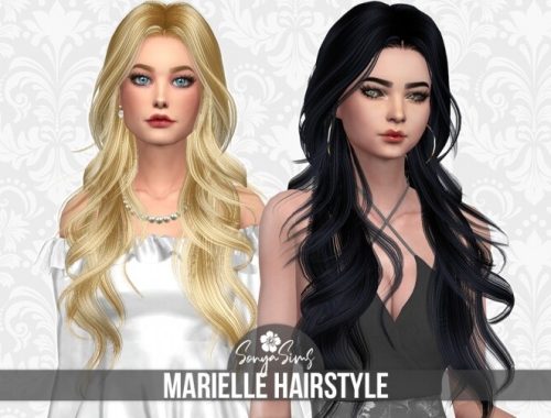 SPOTLIGHT & MARIELLE hairs at Sonya Sims