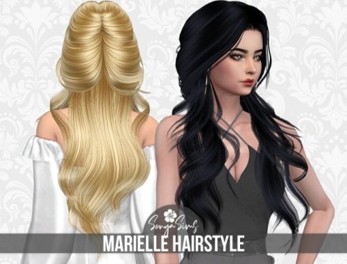 SPOTLIGHT & MARIELLE hairs at Sonya Sims