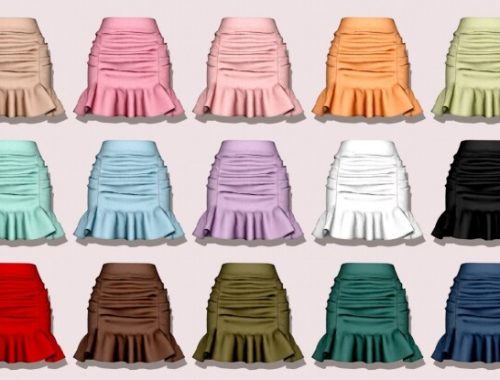 Spring Cardigan & Frill Banding Skirt at RIMINGs