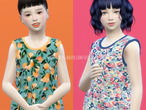 Spring CF Dress at Ahri Sim4