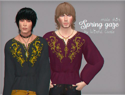 Spring gaze - male shirt