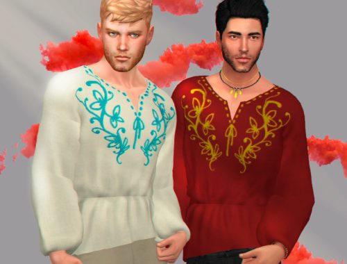 Spring gaze - male shirt