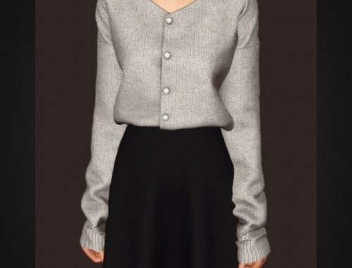 Spring Set: blouse and skirt at Gorilla