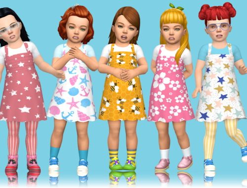 Spring Toddler Stuff Dress at Annett’s Sims 4 Welt