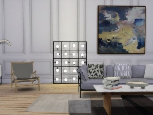 SQUARE FLOOR LAMP at Meinkatz Creations