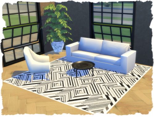 Square rugs by Chalipo at All 4 Sims