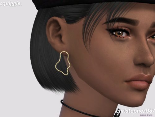 Squiggle Earrings / Christopher067