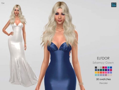 Sstormyy Gown RC at Elfdor Sims