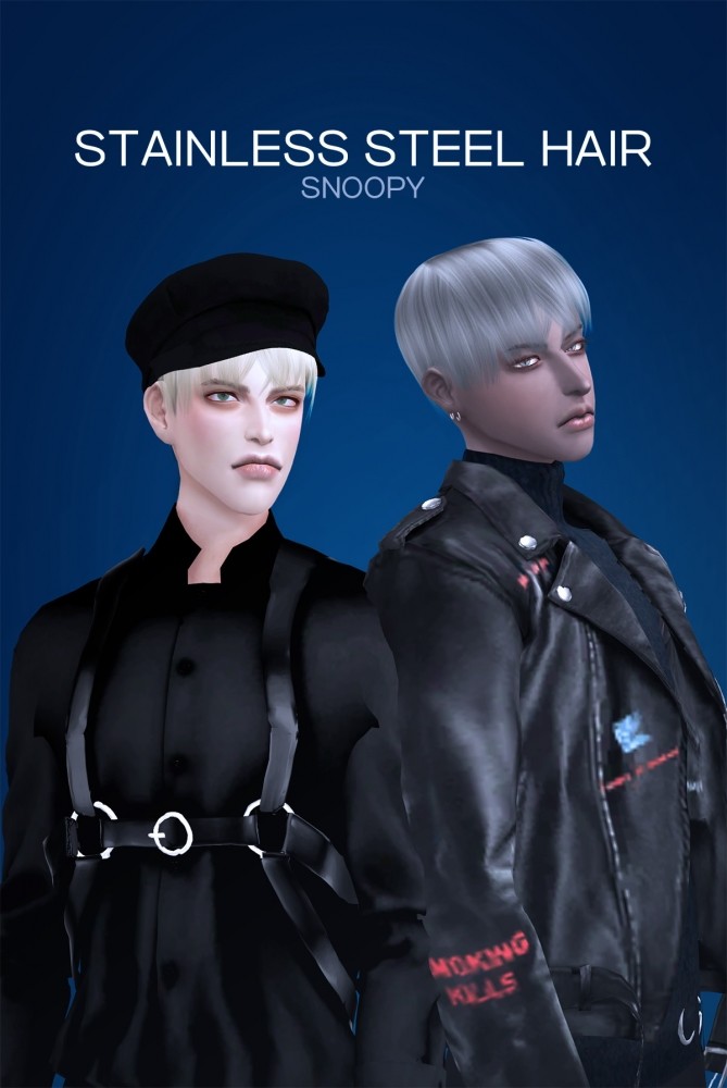 Stainless Steel Hair At Snoopy The Sims 4 Catalog
