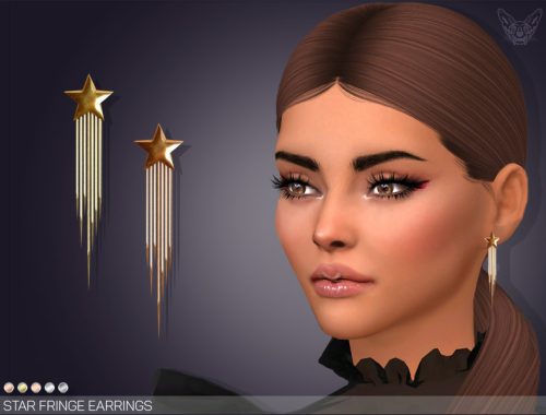 Star Fringe Earrings