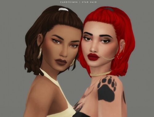 STAR HAIR at Candy Sims 4