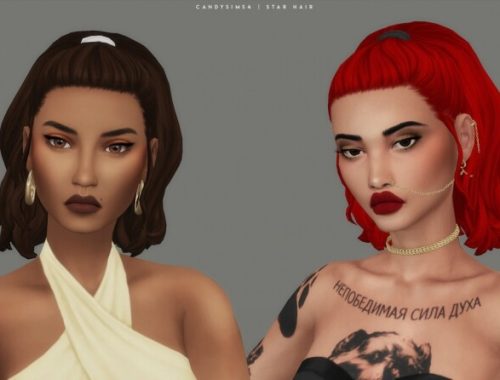 STAR HAIR at Candy Sims 4