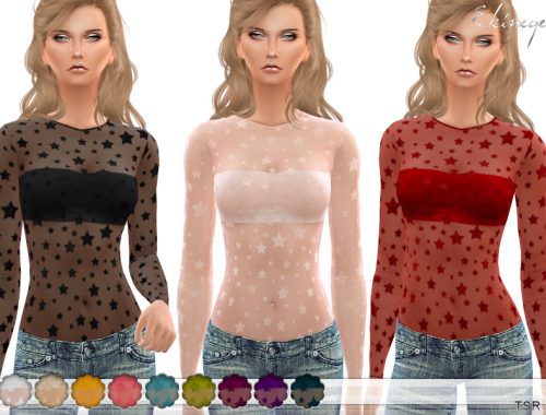 Star Mesh Bodysuit (Top)