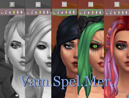 Star Pupil Eyes White Sclera by Serpentia at Mod The Sims