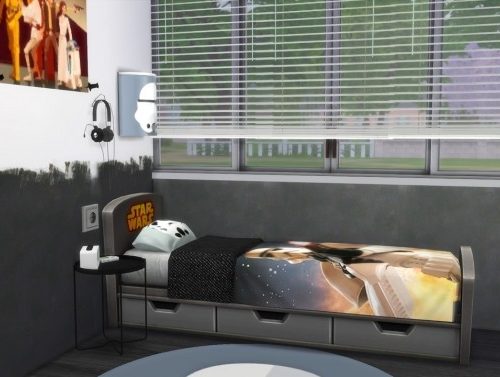 STAR WARS BEDROOM at MODELSIMS4