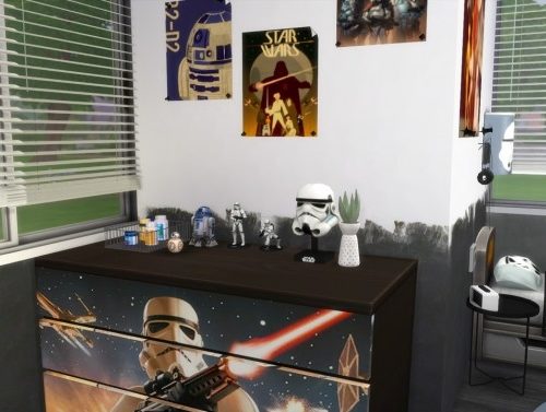 STAR WARS BEDROOM at MODELSIMS4