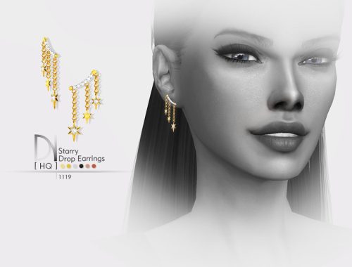 Starry Drop Earrings
