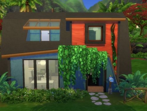 STARTER Jungle Haven house by terrifreak at Mod The Sims