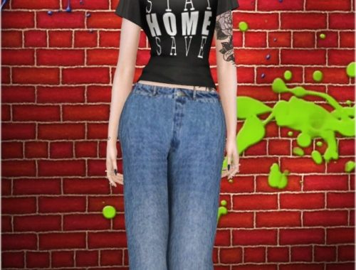 STAY HOME TOP at Jenni Sims