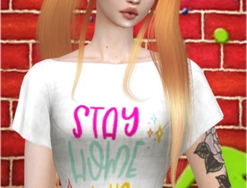 STAY HOME TOP at Jenni Sims